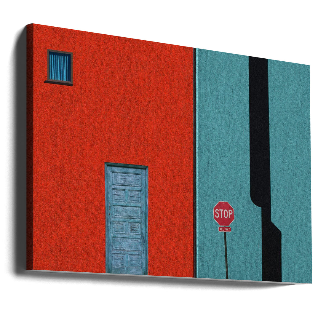 Street Elements by Roxana Labagnara | Urban Architecture Geometry, Large Canvas Wall Art Print | Artsy Earth