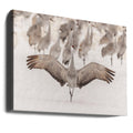 Majestic Snow Crane by Qingsong Wang | Wildlife Nature Bird, Large Canvas Wall Art Print | Artsy Earth