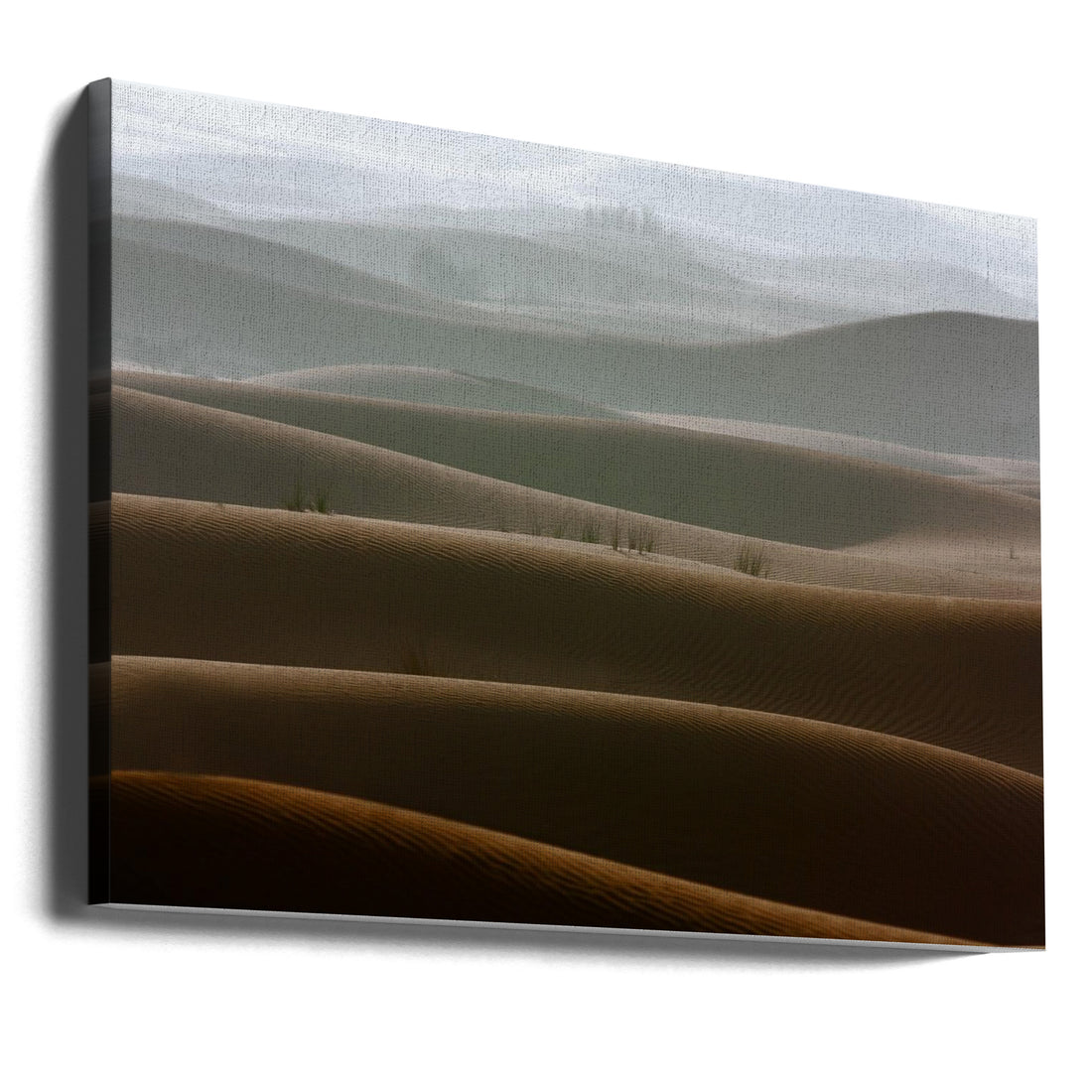 Foggy Morning by Naufal | Desert Dunes Landscape, Large Canvas Wall Art Print | Artsy Earth