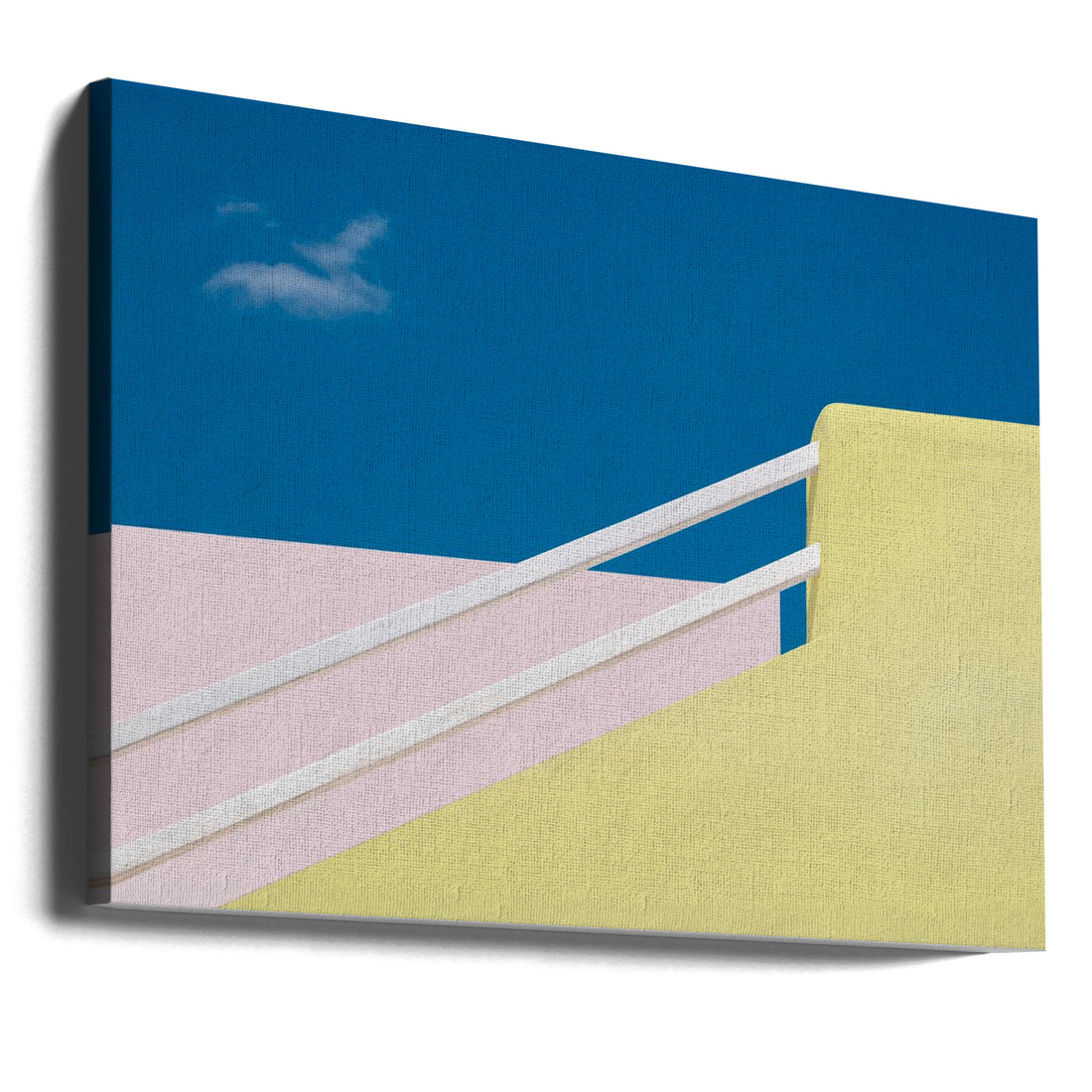 upstairs by Rolf Endermann | Minimalist Architecture Lines, Large Canvas Wall Art Print | Artsy Earth