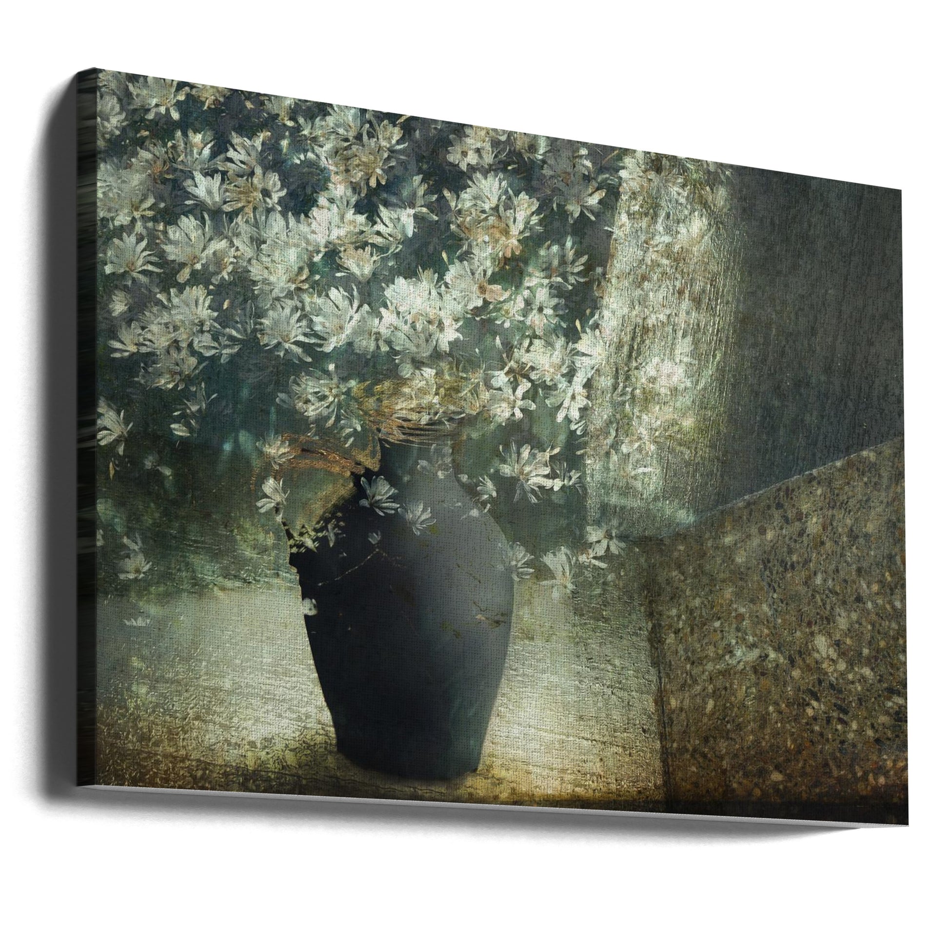 Floral Still Life by Nel Talen | Botanical Flower Texture, Large Canvas Wall Art Print | Artsy Earth