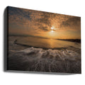 Coastal Seascape by Isam Telhami | Beach Shore Landscape, Large Canvas Wall Art Print | Artsy Earth