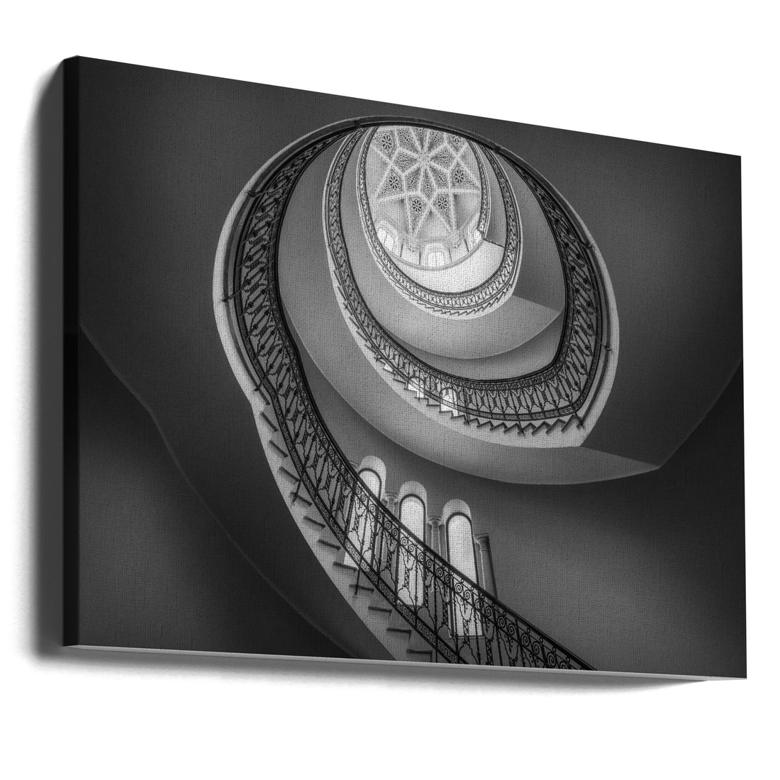 Sinuous path by Jorge Ruiz Dueso | Twisted Spiral Staircase, Large Canvas Wall Art Print | Artsy Earth