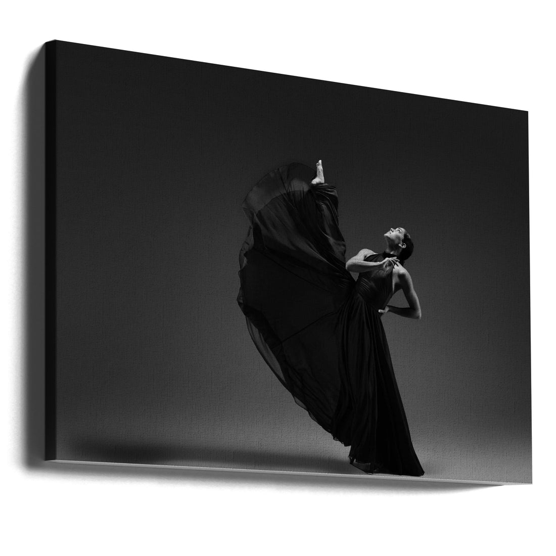 Dance Performance Kick by Rob Li | Dance Performance Balance, Large Canvas Wall Art Print | Artsy Earth