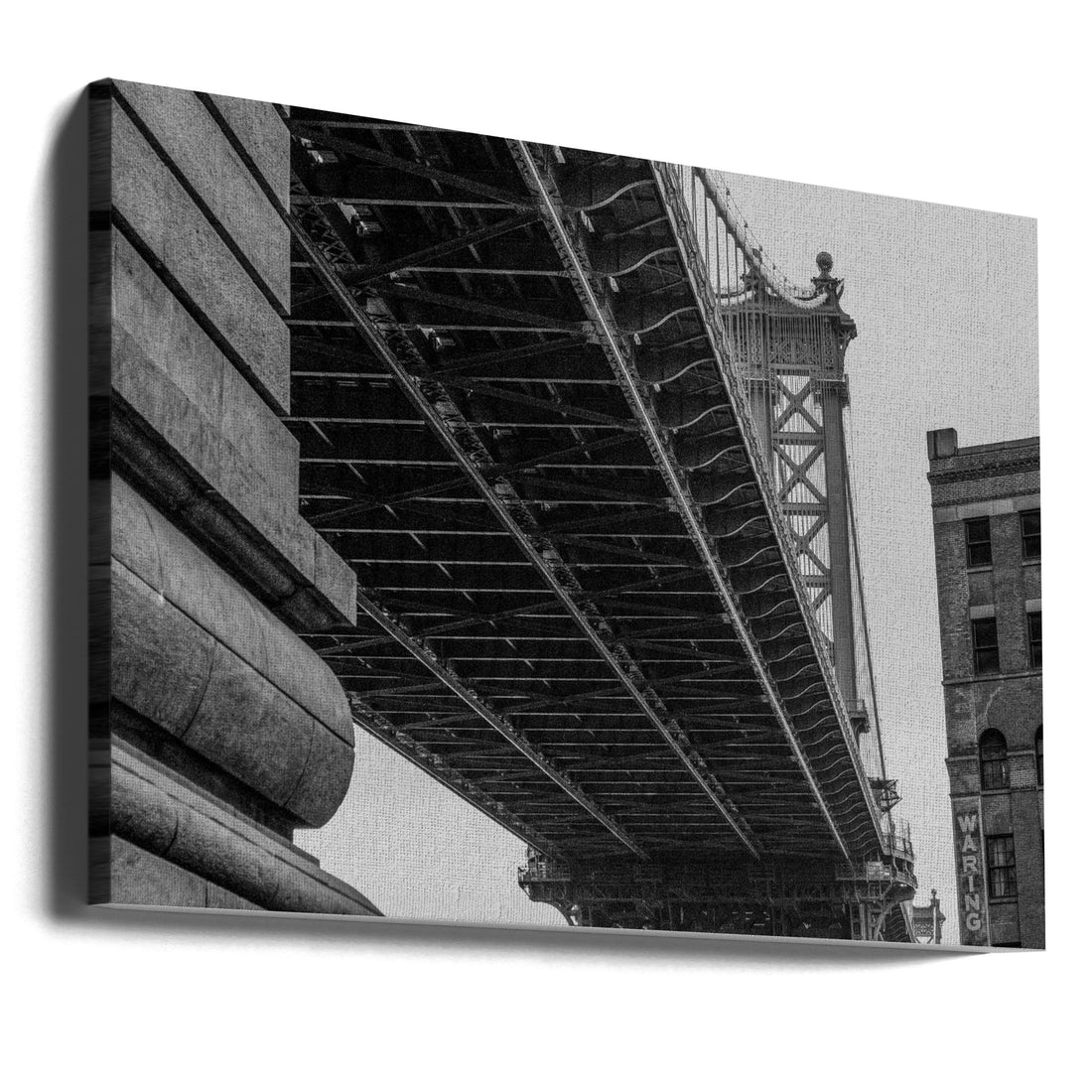 Manhattan Bridge Brooklyn by Rikard Ekstrand | Urban Architecture Landmark, Large Canvas Wall Art Print | Artsy Earth