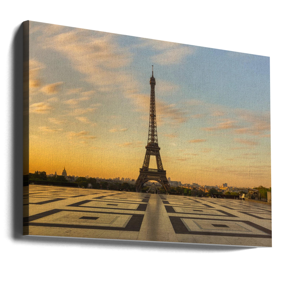 Trocadero Sunrise by Juan Carlos Hervás Martínez | Paris Eiffel Tower, Large Canvas Wall Art Print | Artsy Earth