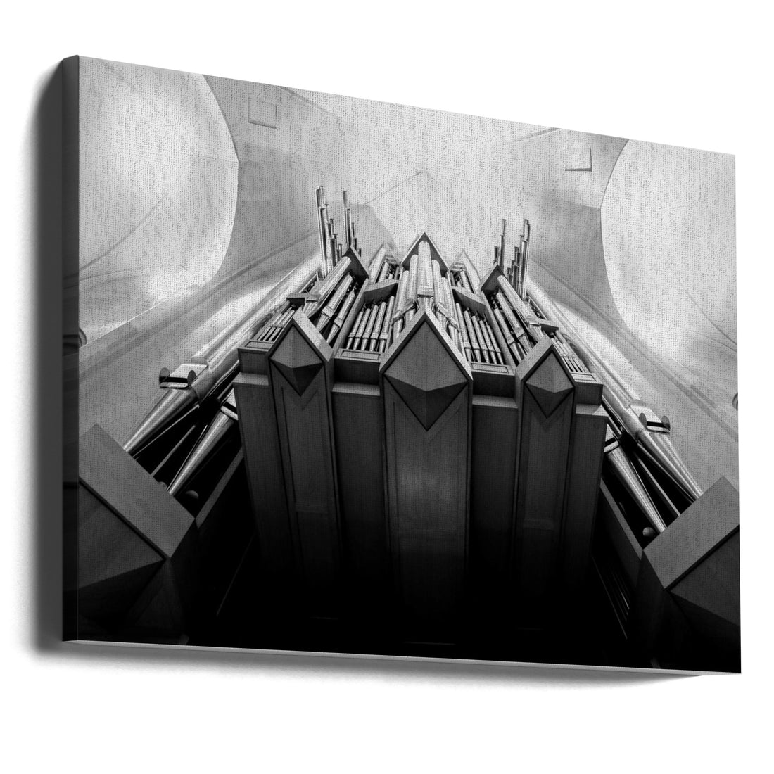 The Hallgrimskirkja Organ by Elizabeth Allen | Sacred Church Architecture, Large Canvas Wall Art Print | Artsy Earth