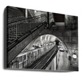 Paris Metro Station by Renate Reichert | Underground Railway Platform, Large Canvas Wall Art Print | Artsy Earth