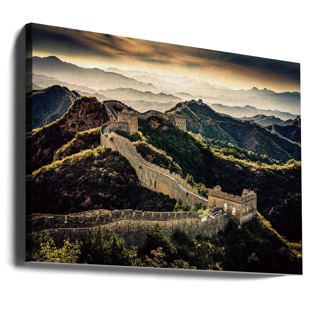 Chinese Wall by Dieter Reichelt | Ancient Mountain Landscape, Large Canvas Wall Art Print | Artsy Earth