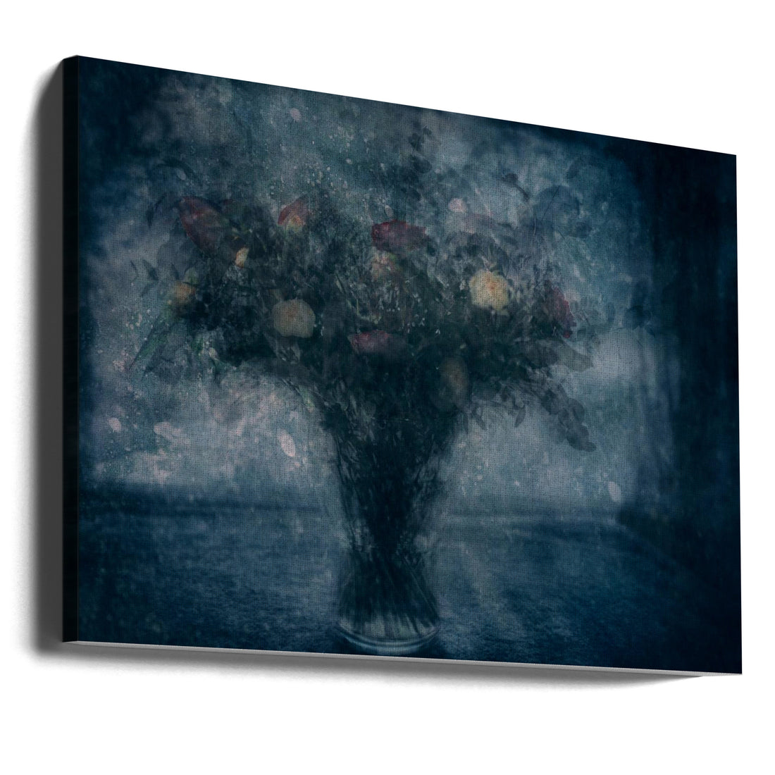 Winter Serenade by Katarina Holmström | Frozen Floral Impression, Large Canvas Wall Art Print | Artsy Earth