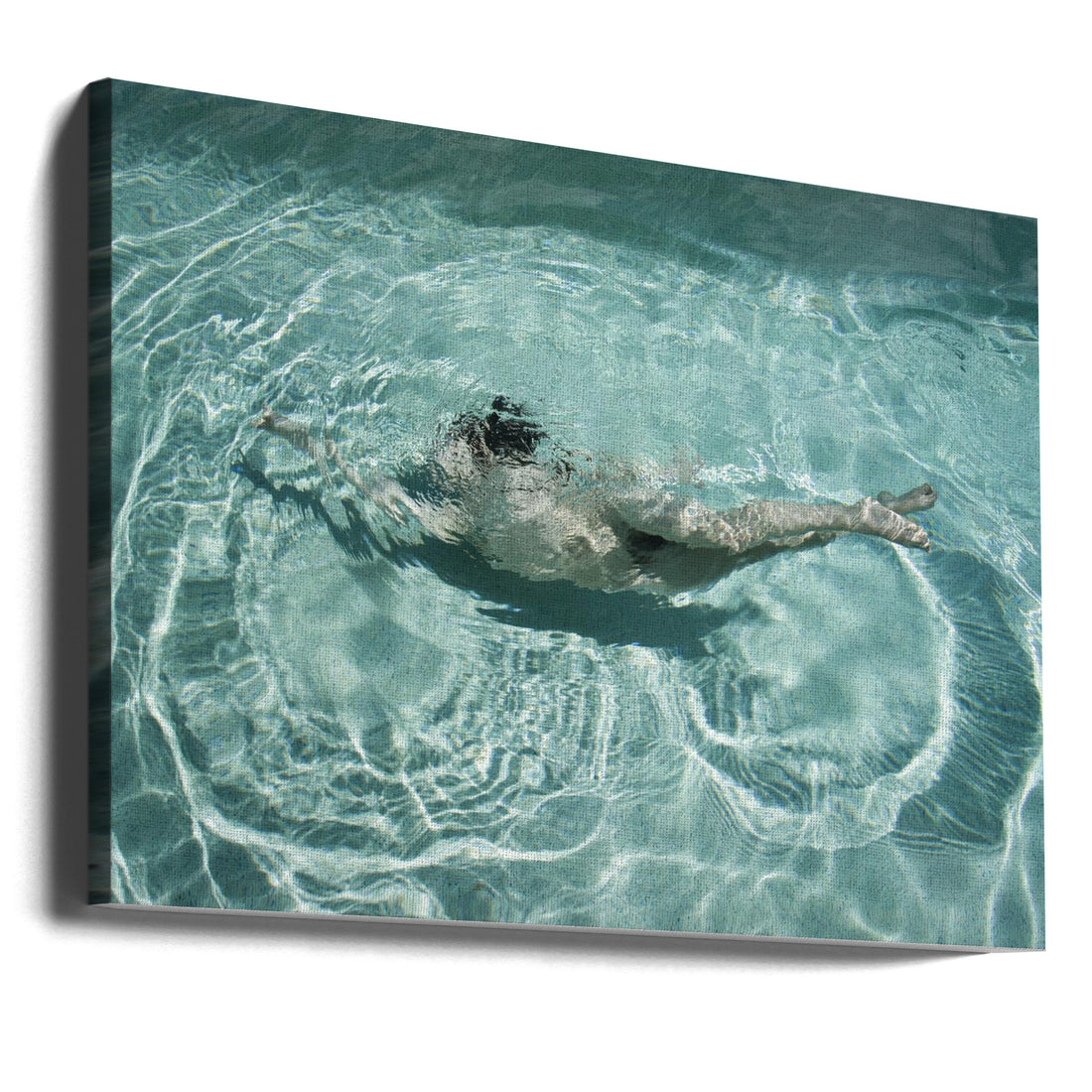 Underwater Abstract by Mel Brackstone | Fine Art Nude Underwater, Large Canvas Wall Art Print | Artsy Earth