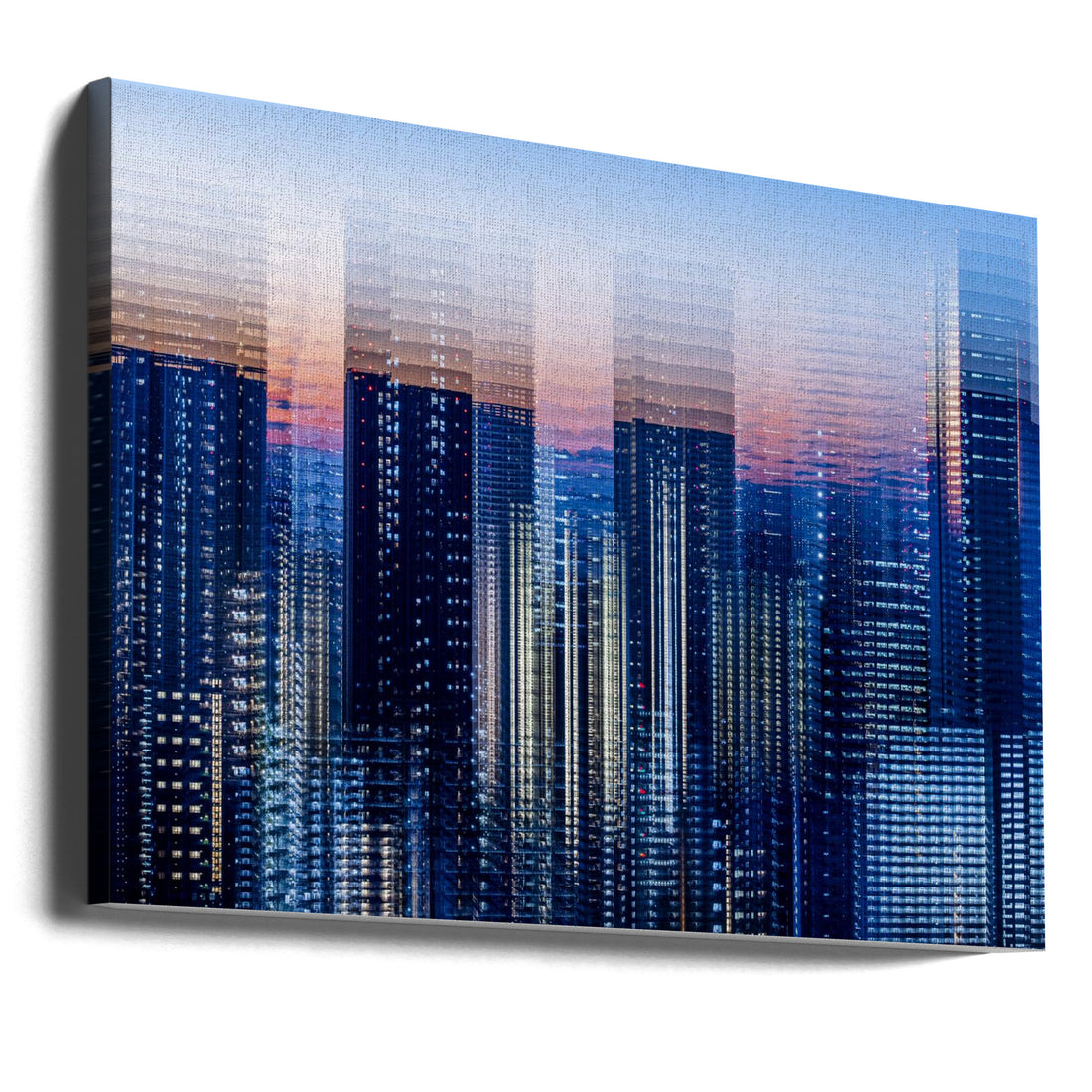 Tokyo Layers by Sasaki Makoto | Urban Night Cityscape, Large Canvas Wall Art Print | Artsy Earth