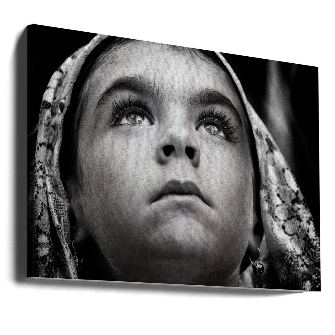 Sardinian Traditional Veil by Giovanni Cavalli | Religious Portrait Culture, Large Canvas Wall Art Print | Artsy Earth