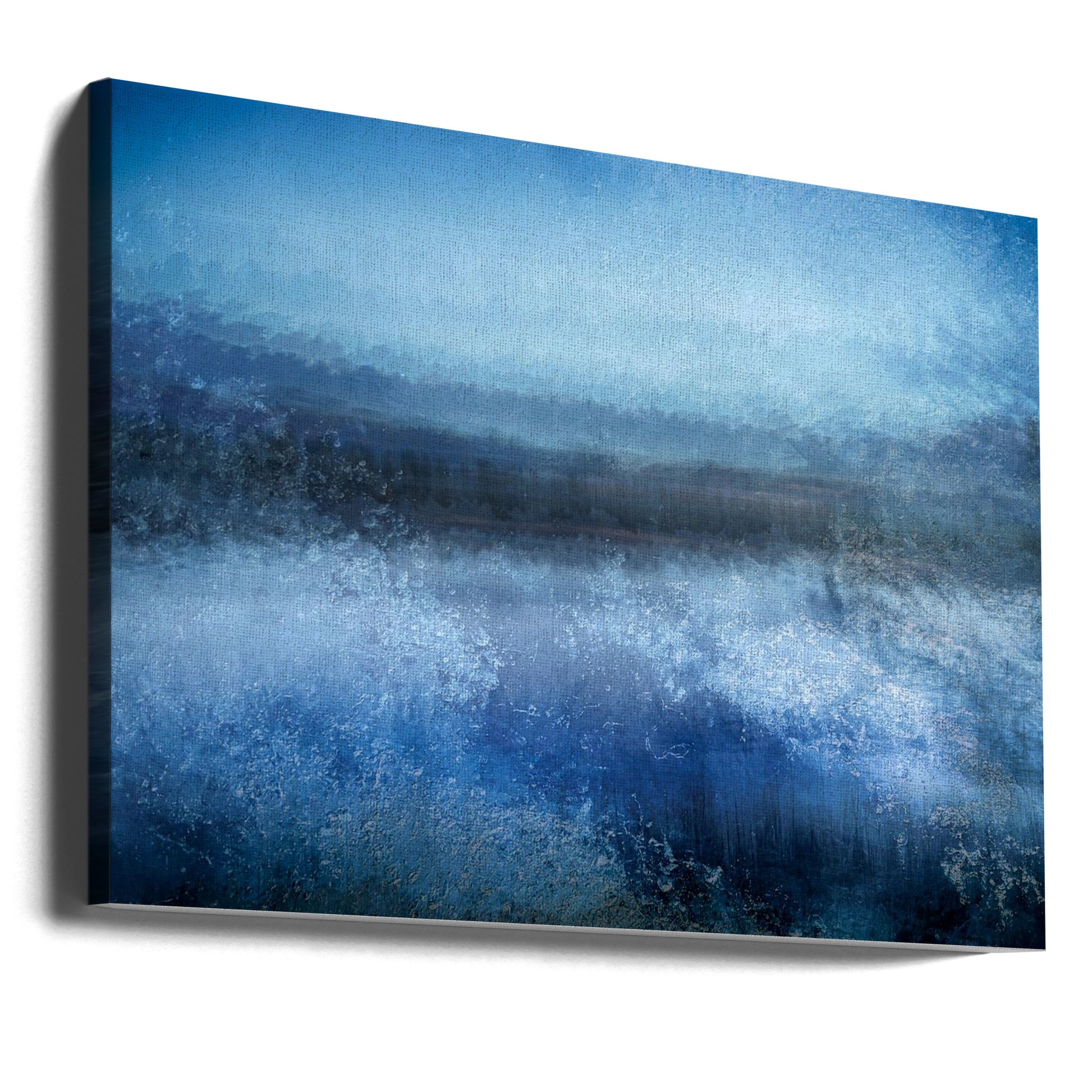 Winter is cold as ice by Ina Bouhuijzen | Frozen Abstract Landscape, Large Canvas Wall Art Print | Artsy Earth