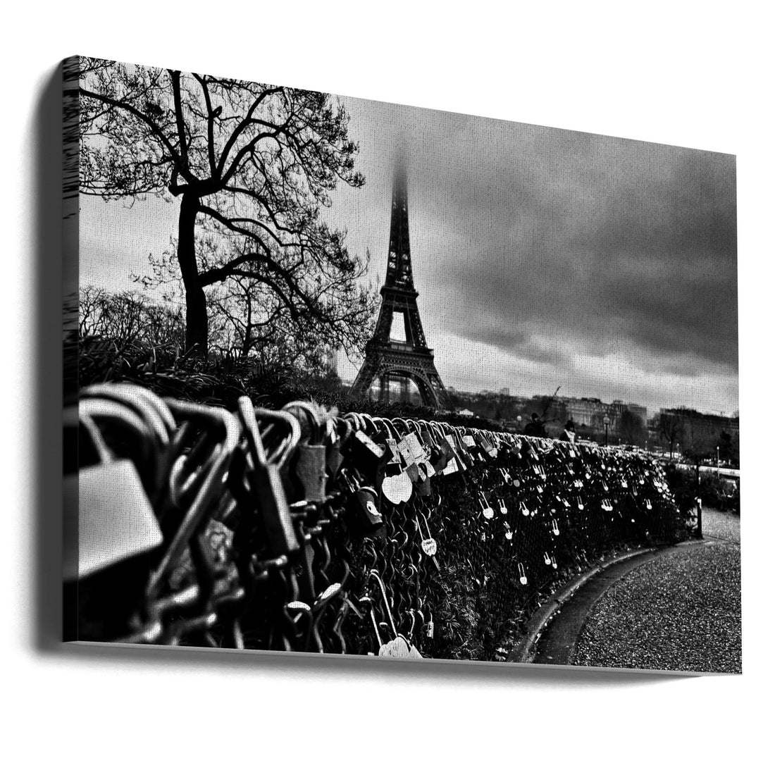 Urban Love Passage by Franco Iannello | Romantic Paris Street, Large Canvas Wall Art Print | Artsy Earth