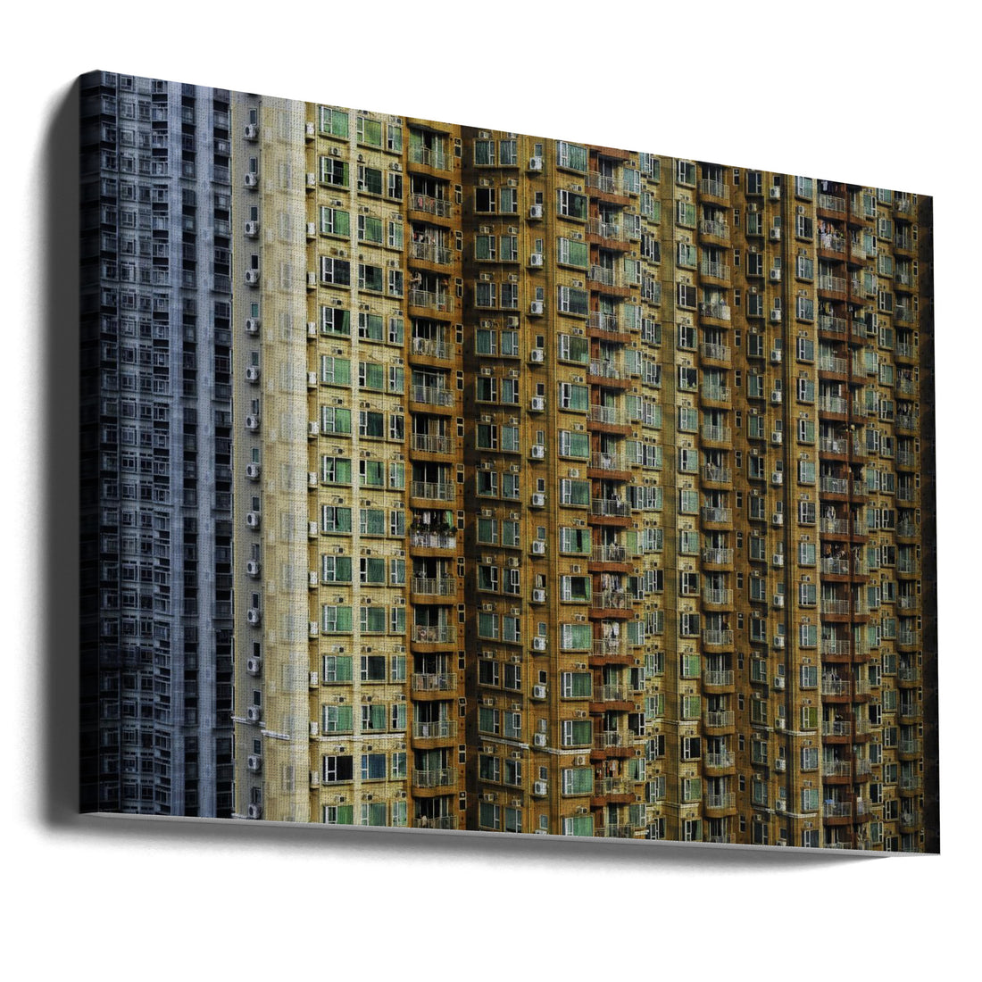 Claustrophobic HK by Jonathan Lai | Urban Architecture Cityscape, Large Canvas Wall Art Print | Artsy Earth