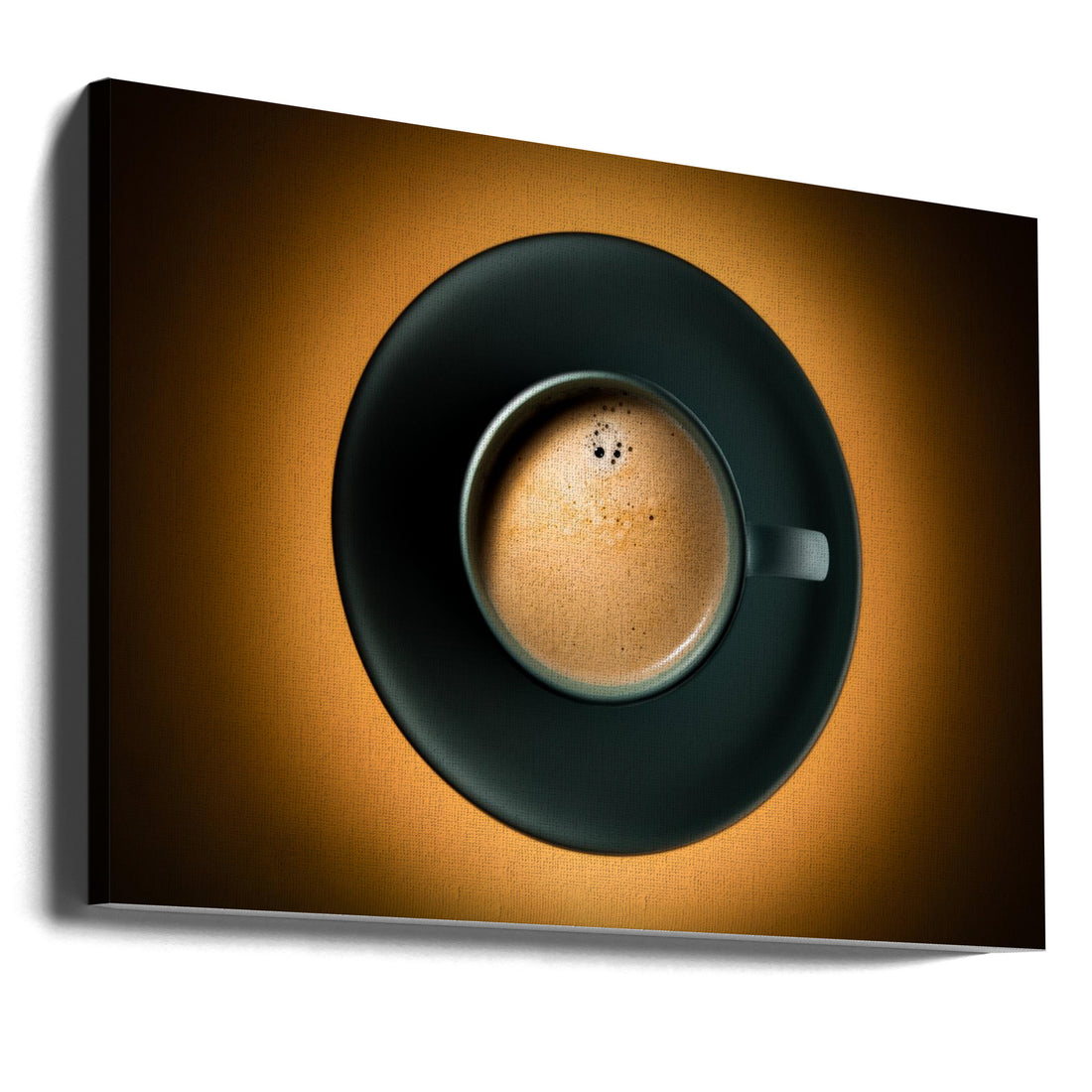 Coffee Eclipse by Konstantin Morozov | Dark Coffee Cup, Large Canvas Wall Art Print | Artsy Earth