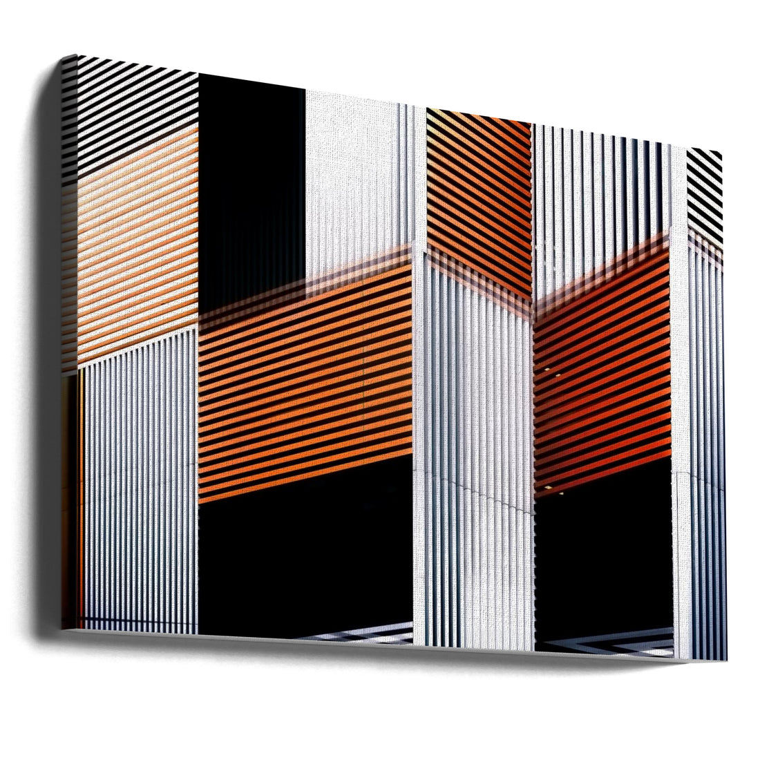 Urban Geometry by Fabrizio Massetti | Abstract Architectural Pattern, Large Canvas Wall Art Print | Artsy Earth