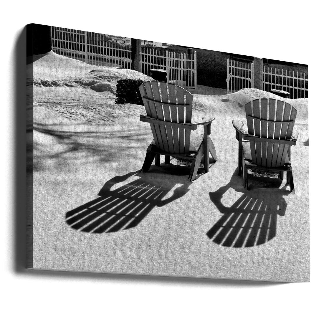 Winter Chill by John Hoey | Snowy New England, Large Canvas Wall Art Print | Artsy Earth