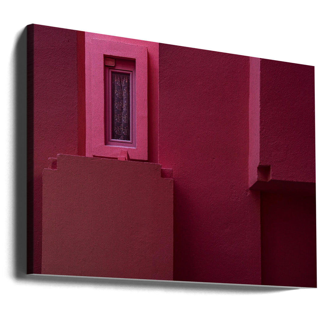 Muralla Roja by Linda Wride | Geometric Colorful Architecture, Large Canvas Wall Art Print | Artsy Earth