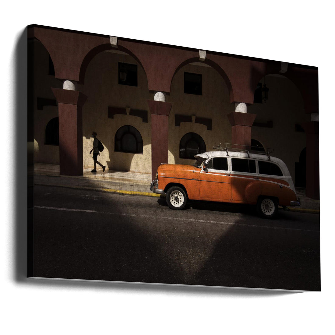 Heart of Cuba by Dan Mirica | Classic Cuban Cars, Large Canvas Wall Art Print | Artsy Earth