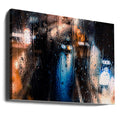 Rain Drops by Gen Nishishimamoto | Urban Night Droplets, Large Canvas Wall Art Print | Artsy Earth