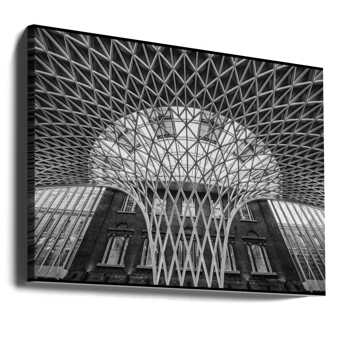 Kings Cross Station by Joshua Raif | London Railway Architecture, Large Canvas Wall Art Print | Artsy Earth