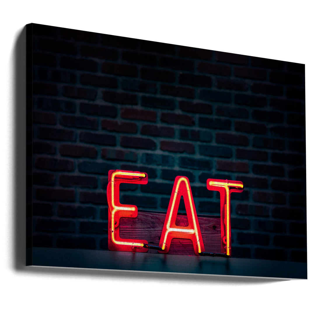 Eat in Neon by Tim Mossholder | Neon Restaurant Sign, Large Canvas Wall Art Print | Artsy Earth