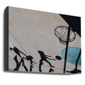 The Game by Sydney Harter | Kids Basketball Game, Large Canvas Wall Art Print | Artsy Earth