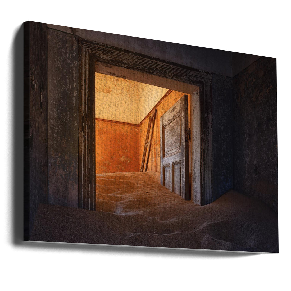 Kolmannskuppe Ghost Town by Michael Zheng | Abandoned Desert Buildings, Large Canvas Wall Art Print | Artsy Earth