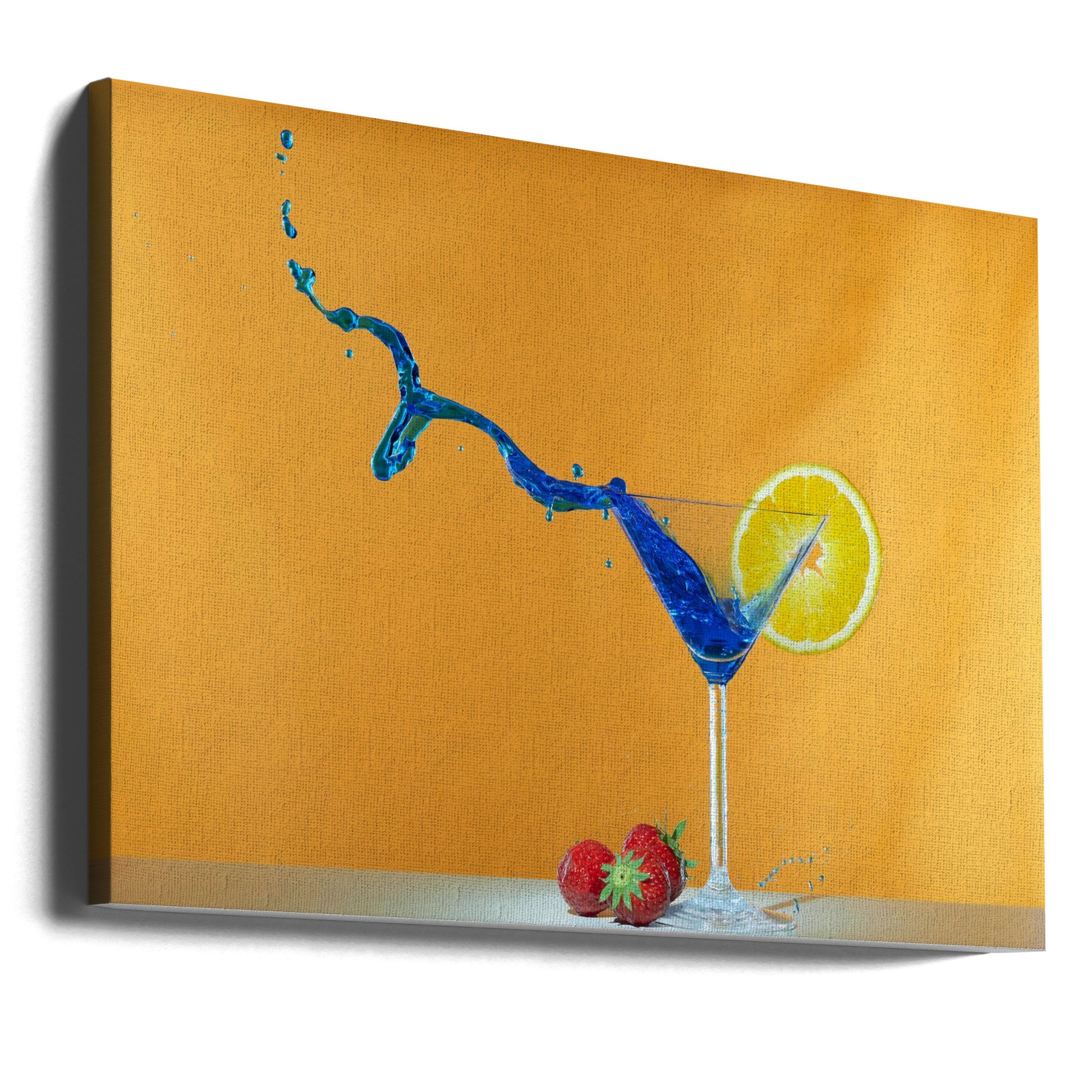 Refreshing Cocktails by Martin Groth | Colorful Fruit Drinks, Large Canvas Wall Art Print | Artsy Earth