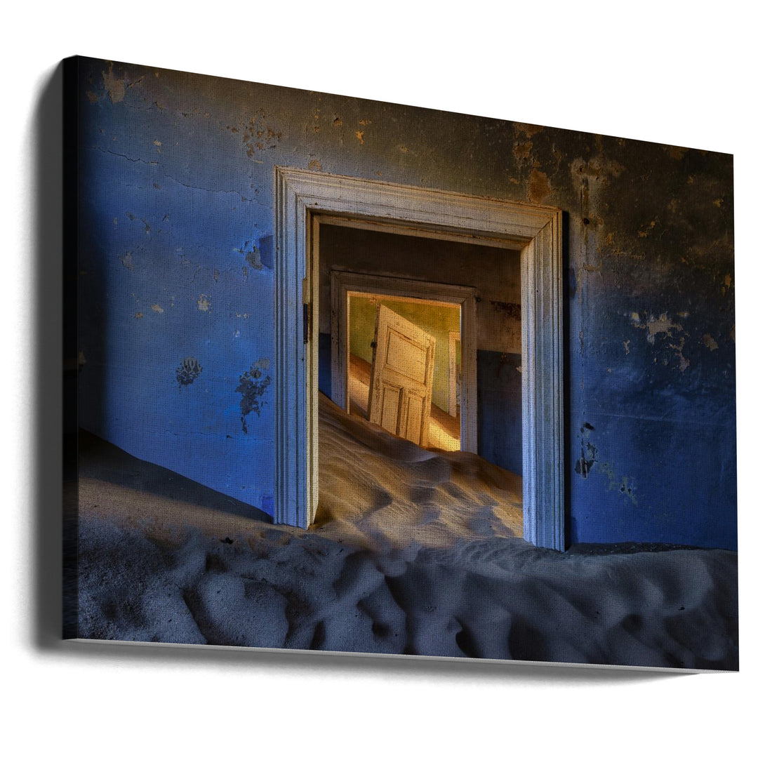 Abandoned Doorway by Michael Zheng | Ghost Town Exploration, Large Canvas Wall Art Print | Artsy Earth