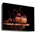 Food Art by Sumit Dhuper | Fresh Cherry Still Life, Large Canvas Wall Art Print | Artsy Earth