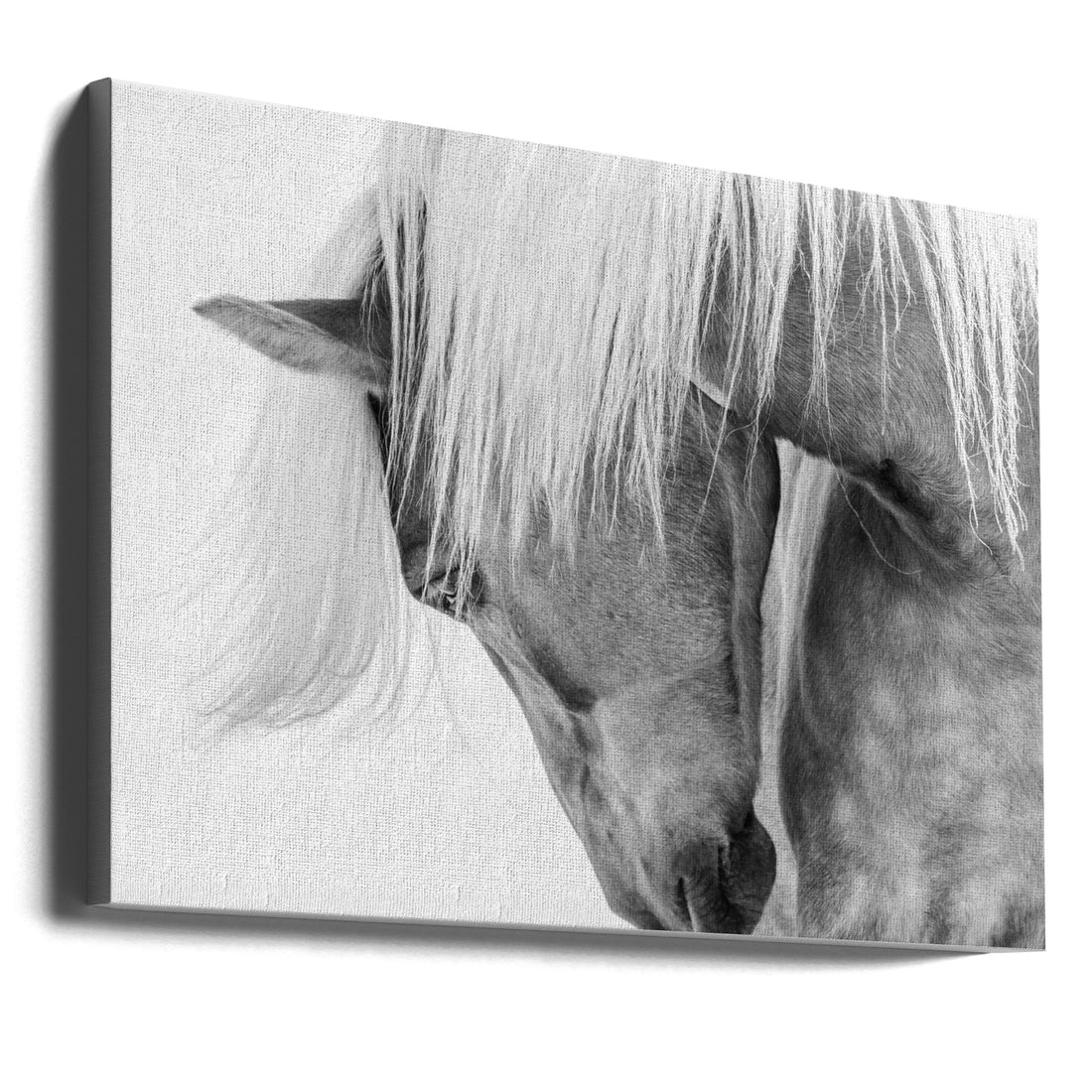 Halflinger Portrait by Kimberly | Horse Animal Portrait, Large Canvas Wall Art Print | Artsy Earth