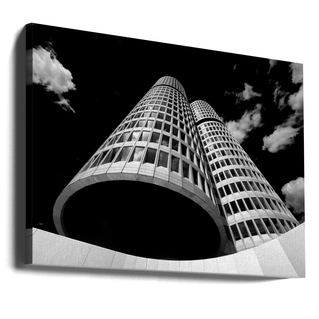 Urban Skyscrapers by Regine Richter | Black And White Architecture, Large Canvas Wall Art Print | Artsy Earth