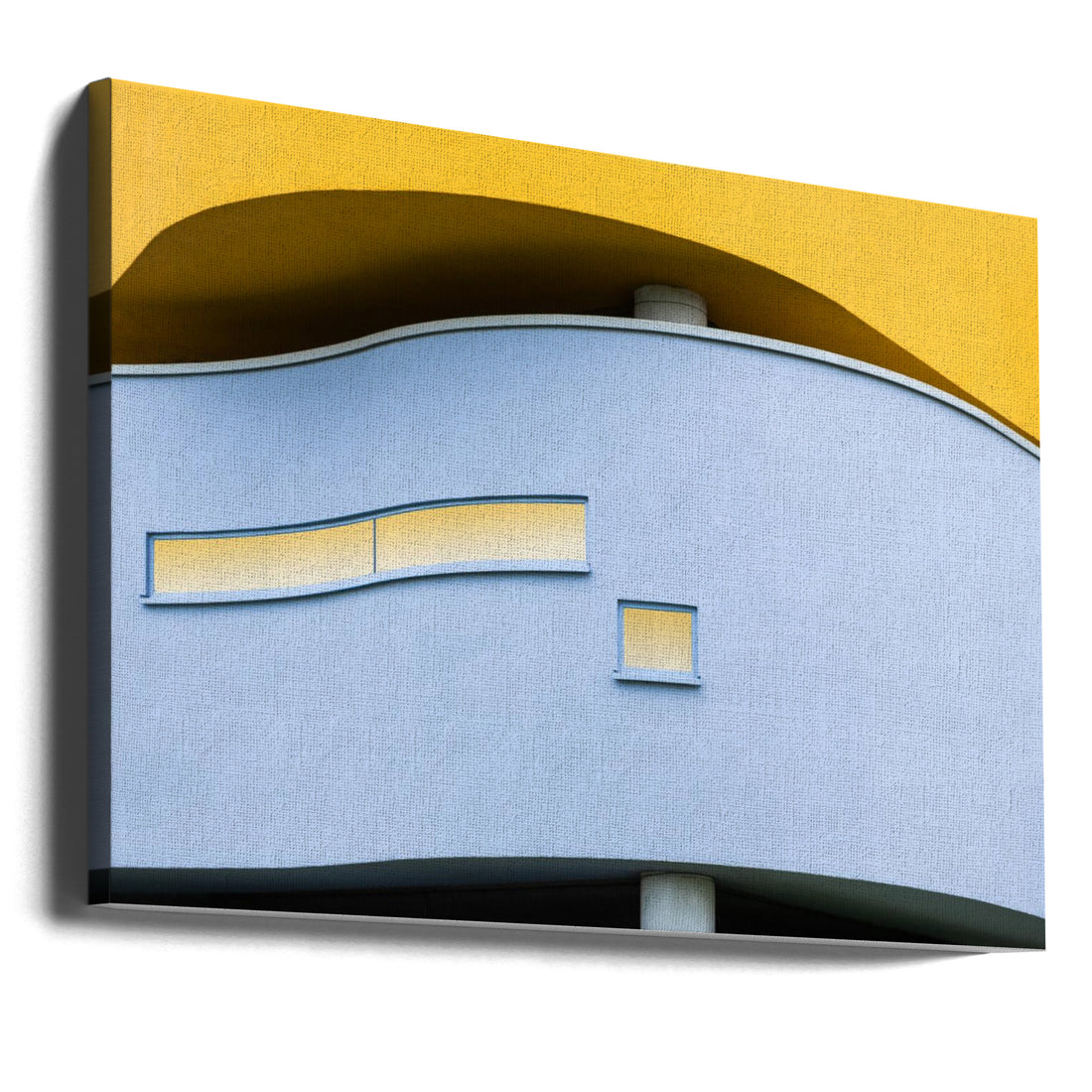 Abstract Windows by Rolf Endermann | Blue Yellow Windows, Large Canvas Wall Art Print | Artsy Earth