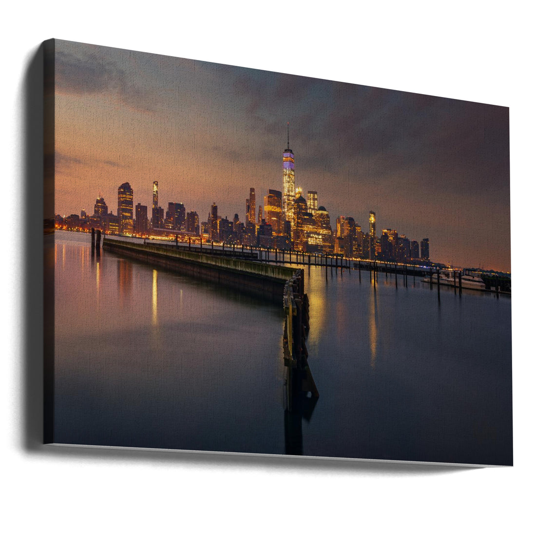 Manhattan Skyline by David Martin Castan | Nyc Urban Landscape, Large Canvas Wall Art Print | Artsy Earth