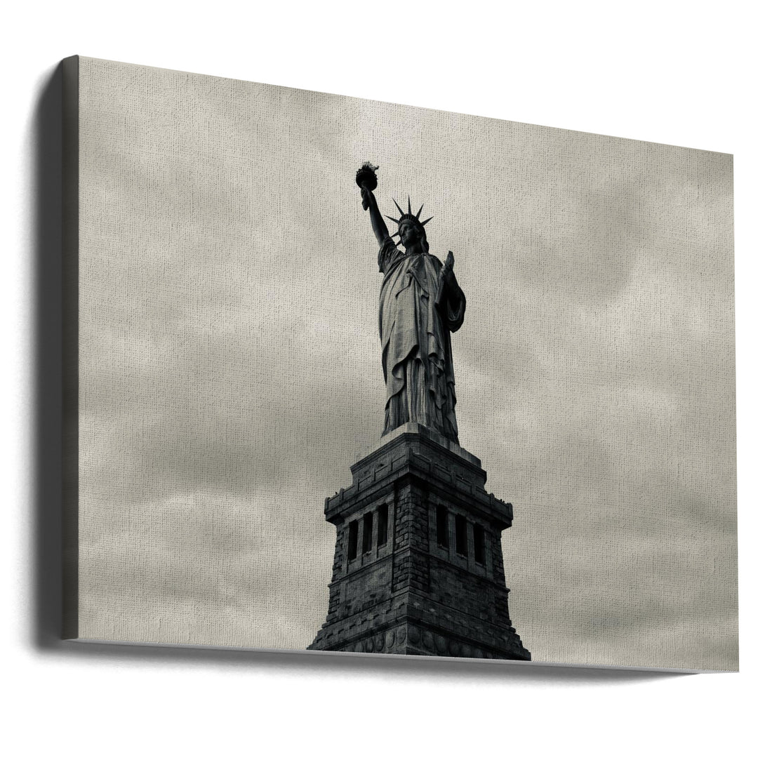 GOD BLESS AMERICA by Xiaoyang Liu | Liberty Statue Landscape, Large Canvas Wall Art Print | Artsy Earth