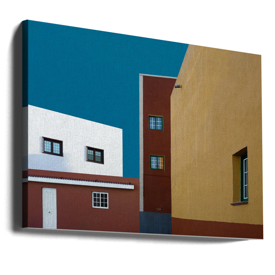 Walls and Windows by Inge Schuster | Urban Building Facade, Large Canvas Wall Art Print | Artsy Earth