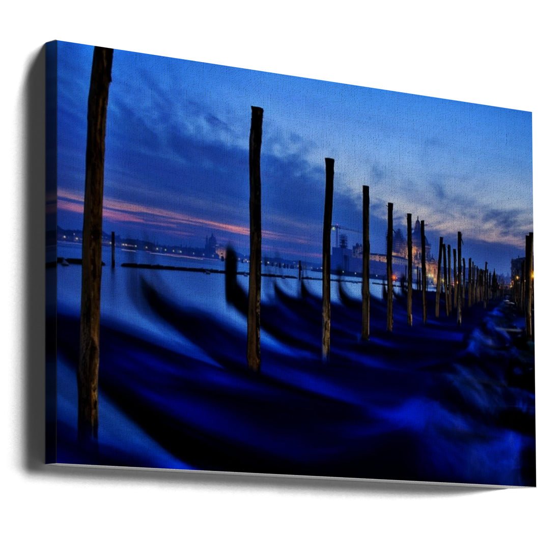 Venice Night Canal by Ferry Kana | Venice Gondola Tourism, Large Canvas Wall Art Print | Artsy Earth