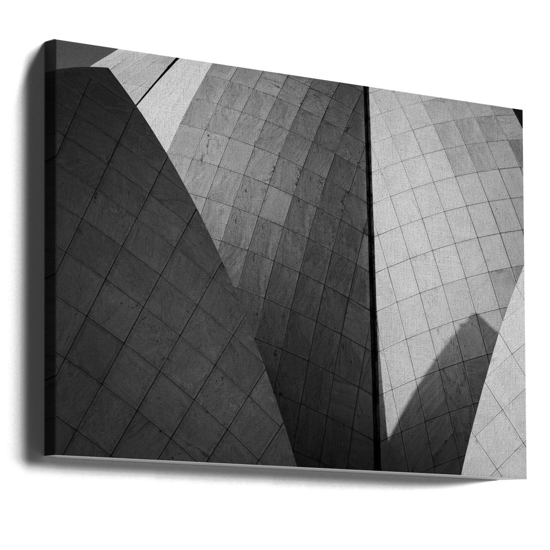 Lotus Temple by Shobhit Chawla | Geometric Architecture Monochrome, Large Canvas Wall Art Print | Artsy Earth