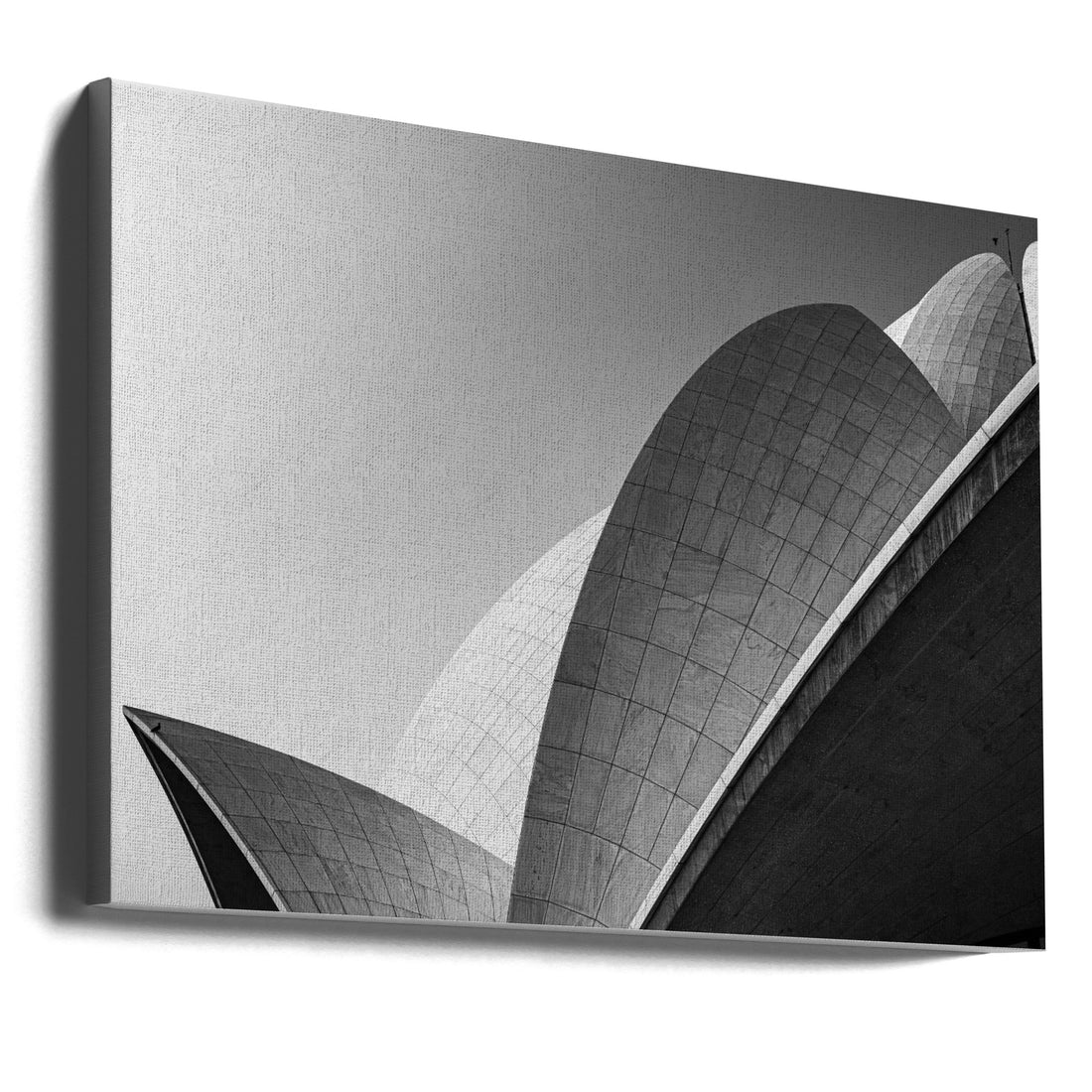 Lotus Temple by Shobhit Chawla | Modern Architecture Geometry, Large Canvas Wall Art Print | Artsy Earth