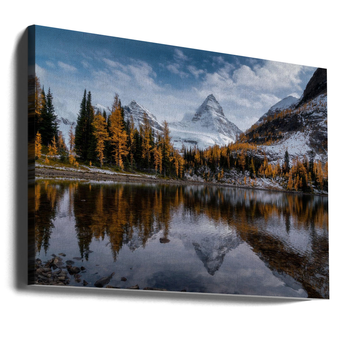 Sunburst Lake by Willa Wei | Mountain Lake Reflection, Large Canvas Wall Art Print | Artsy Earth