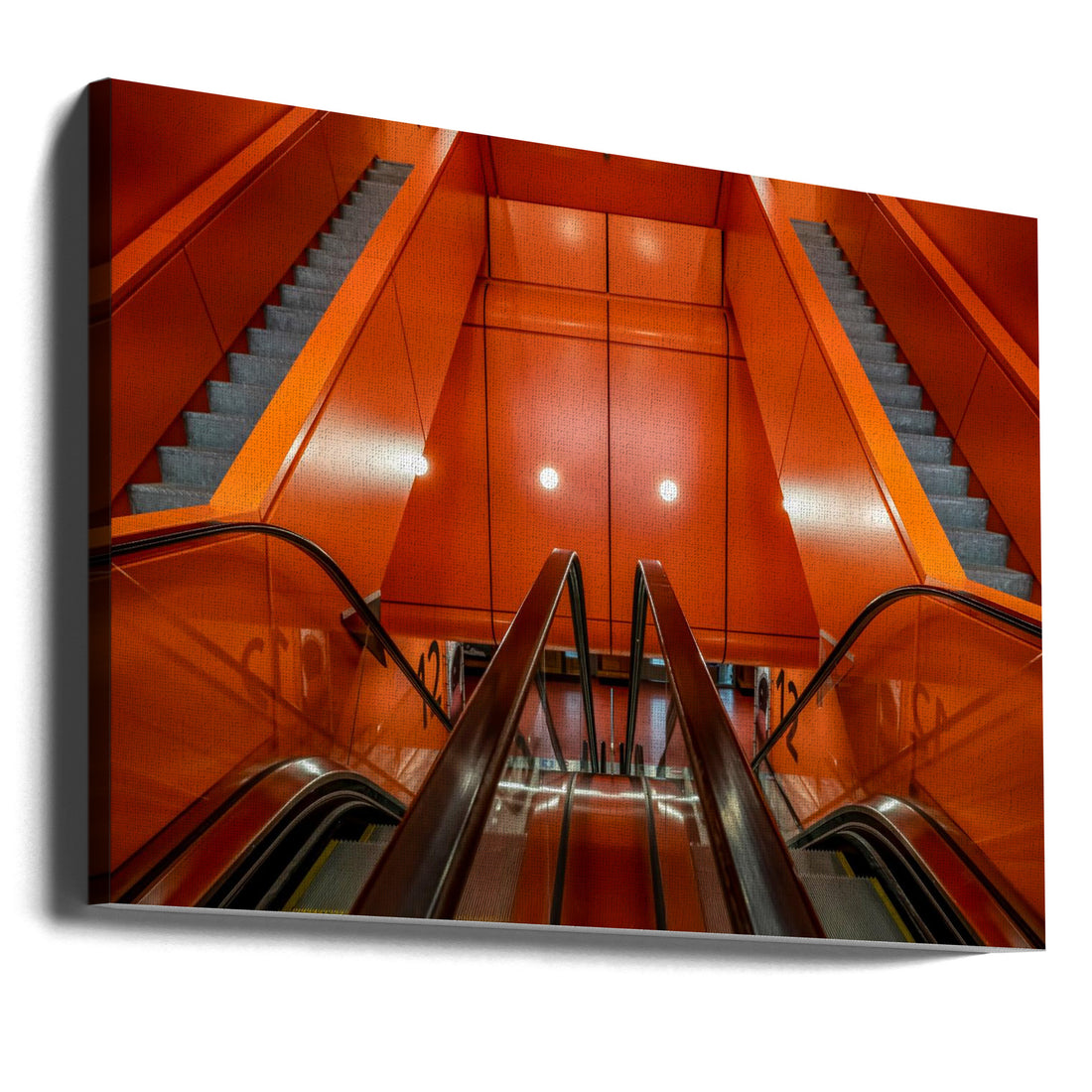 Up and Down by Jaap Koer | Geometric Architecture Symmetry, Large Canvas Wall Art Print | Artsy Earth