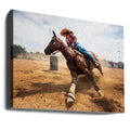 Slam on the Brakes by Steven Zhou | Horse Riding Action, Large Canvas Wall Art Print | Artsy Earth