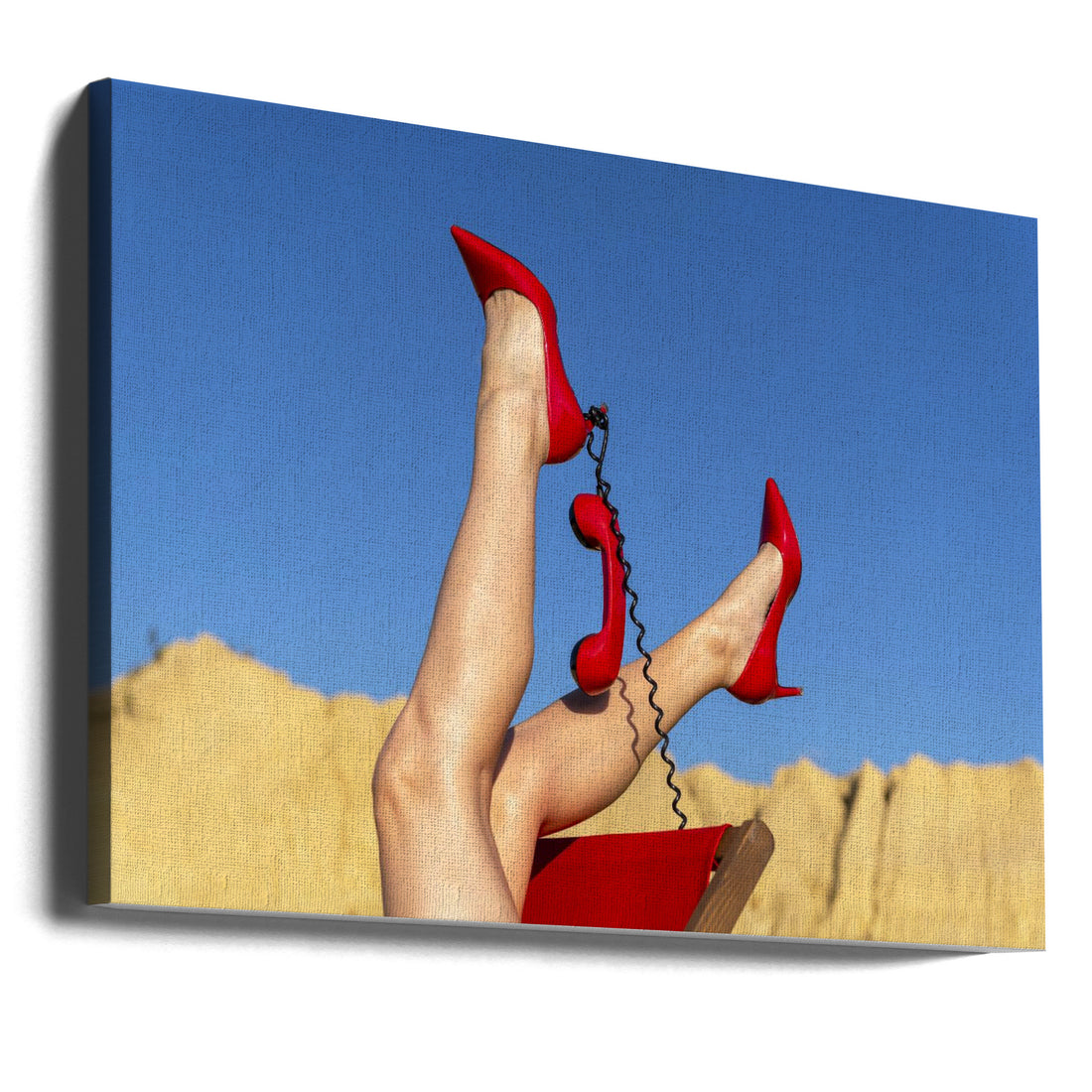 Project RED Light by Alexander Bondarenko | Vintage Fashion Model, Large Canvas Wall Art Print | Artsy Earth