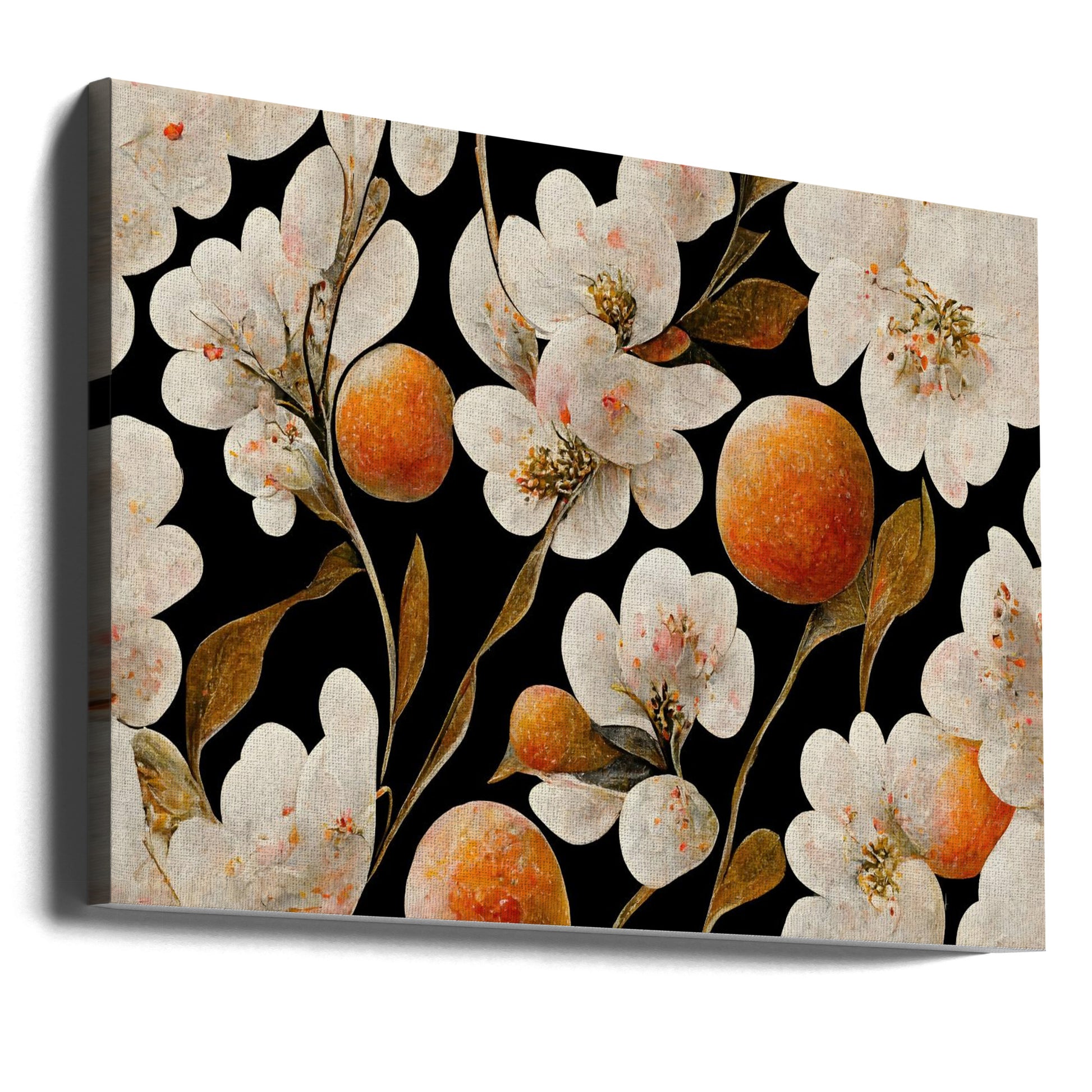 Wild Oranges by Treechild | Botanical Fruit Nature, Large Canvas Wall Art Print | Artsy Earth