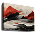 Red Mountains by Treechild | Japanese Mountain Landscape, Large Canvas Wall Art Print | Artsy Earth