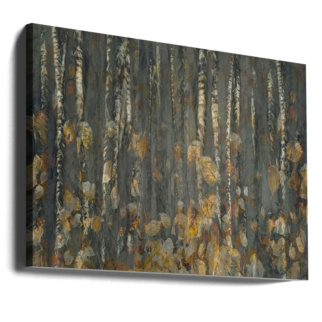 Autumn by Nel Talen | Abstract Forest Landscape, Large Canvas Wall Art Print | Artsy Earth