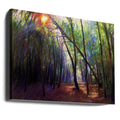 Forest Light Art by Corné Akkers | Tranquil Nature Landscape, Large Canvas Wall Art Print | Artsy Earth